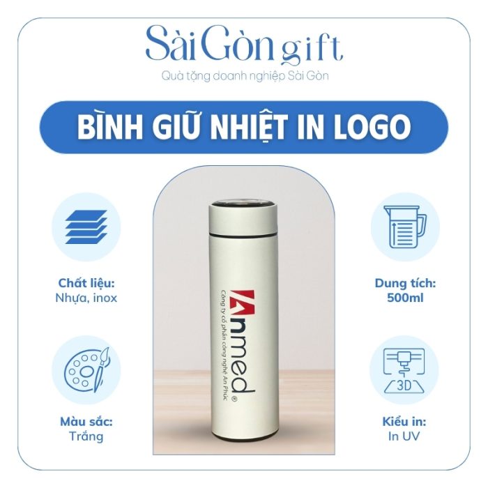 Đặc điểm bình giữ nhiệt vỏ nhựa in logo