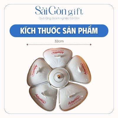 Kích thước đường kính của bộ khay mứt