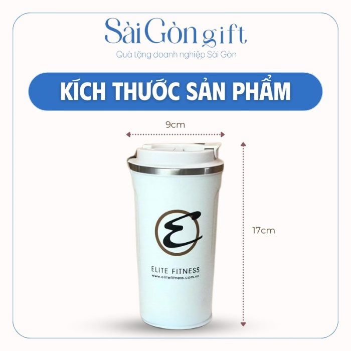 Kích thước của quà tặng cốc giữ nhiệt