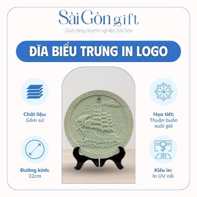 Đặc điểm của đĩa biểu trưng in logo làm quà tặng