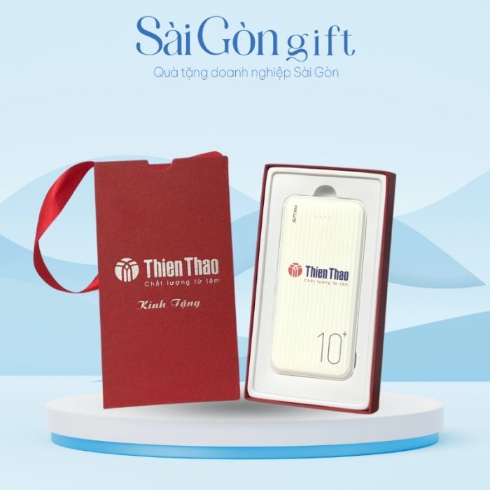 Sạc Dự Phòng 10.000mAh In Logo