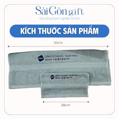 Kích thước khăn tắm và khăn mặt