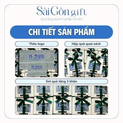 Chi tiết sản phẩm bộ 2 khăn thêu hoàn thiện