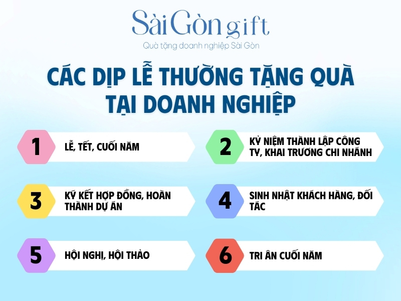 Dịp lễ tặng quà tặng doanh nghiệp 