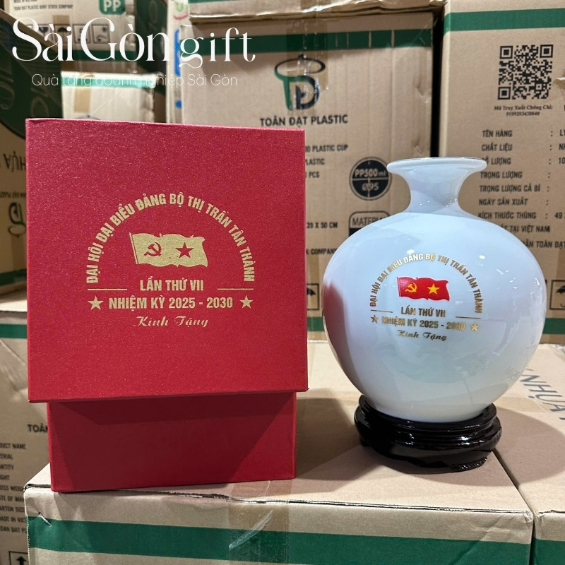 Bình hút tài lộc quà tặng đại hội Đảng