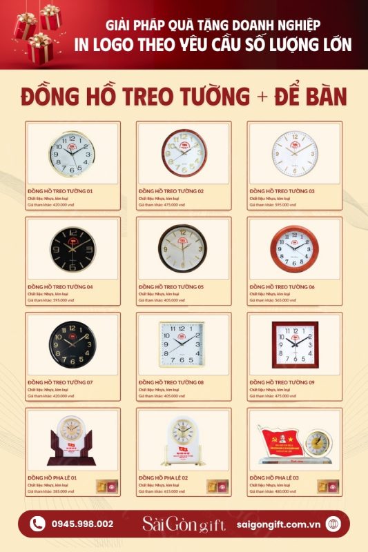 Catalogue quà tặng đồng hồ