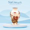 Lọ Hoa Đùi Dế Sen Gấm Vàng In Logo Quà Tặng Đại Hội SG-LH06