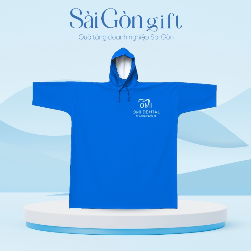Áo Mưa Cánh Dơi In Logo Quà Tặng Ngành Y Tế SG-AM03