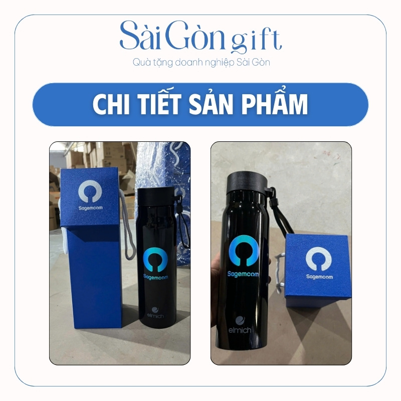chi tiết Bình Giữ Nhiệt In Logo Quà Tặng Nhân Viên SG-BGN11