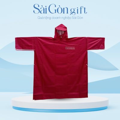 Áo Mưa Cài Cạnh In Logo Quà Tặng Ngân Hàng SG-AM07