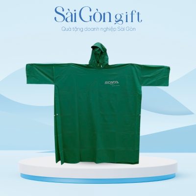 Áo Mưa Cài Cạnh In Logo Quà Tặng Y Tế SG-AM06