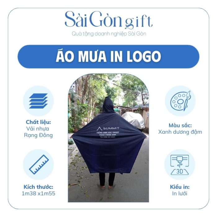 Đặc điểm áo mưa quà tặng giáo dục thiết thực