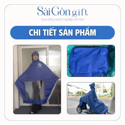 Hình dáng áo mưa kèm túi đựng tiện lợi