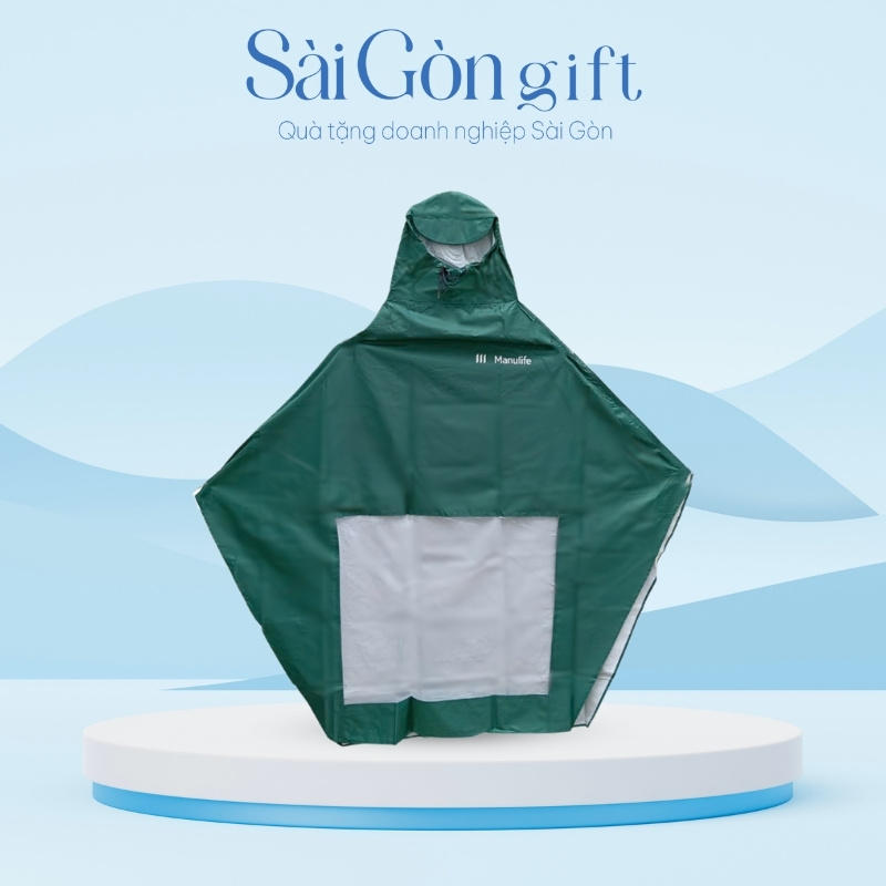 Áo Mưa Cánh Dơi In Logo Quà Tặng Y Tế SG-AM08