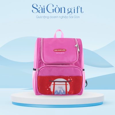 Ba Lô Bé Gái In Logo Quà Tặng Giáo Dục SG-BL09