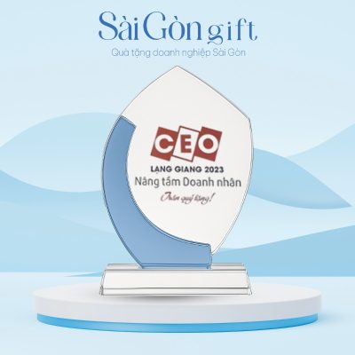 Kỷ Niệm Chương Pha Lê In Logo Quà Tặng Kỷ Niệm SG-KNC07