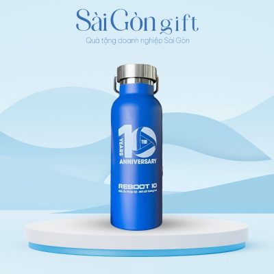 Bình Giữ Nhiệt Có Quai Xách In Logo Quà Tặng Kỷ Niệm SG-BGN17