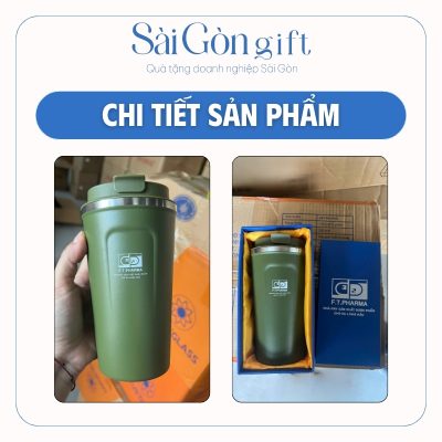 Chi tiết cốc giữ nhiệt in logo