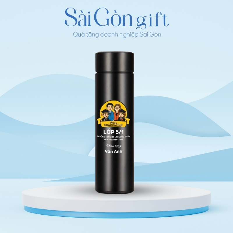 Bình Giữ Nhiệt Nắp Vặn In Logo Quà Tặng Giáo Dục SG-BGN20