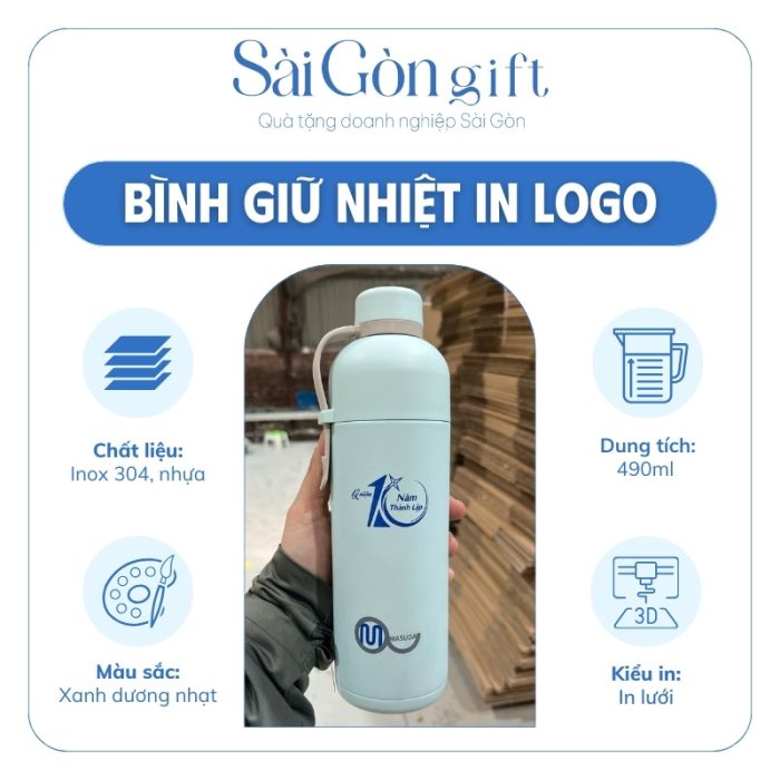 Đặc điểm nổi bật bình giữ nhiệt in logo