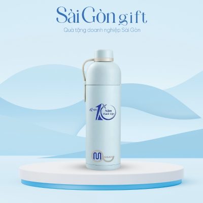 Bình Giữ Nhiệt Lock&Lock Có Quai Xách In Logo Quà Tặng Kỷ Niệm SG-BGN16