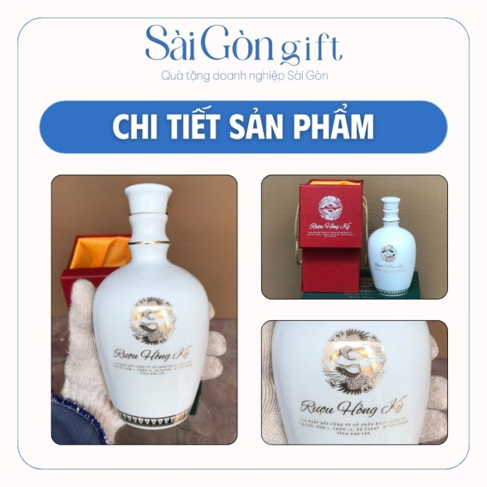 Chi tiết bình rượu Bát Tràng dáng trứng cổ cao