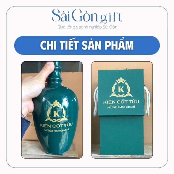 Chi tiết bình rượu bát tràng in logo thương hiệu
