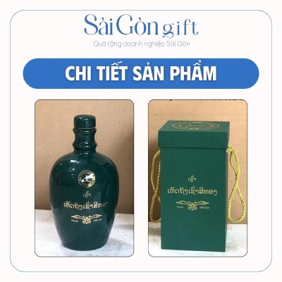 Chi tiết bình rượu bát tràng in logo thương hiệu