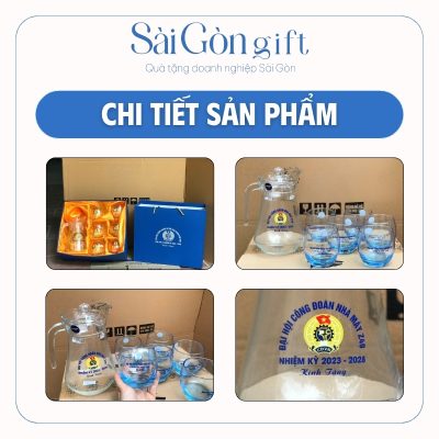 Hình ảnh chi tiết bộ bình và hộp quà lót lụa kèm theo
