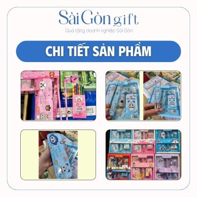 Chi tiết các màu hộp quà học tập cho bé