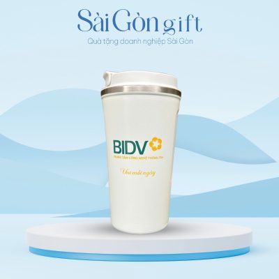Ly Giữ Nhiệt In Logo BIDV Quà Tặng Ngân Hàng SG-LGN11