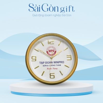 Đồng Hồ Treo Tường 35cm In Logo Quà Tặng Khách Hàng SG-DH10