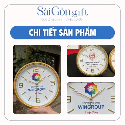 Chi tiết mặt đồng hồ và logo in offset sắc nét trên bề mặt sản phẩm