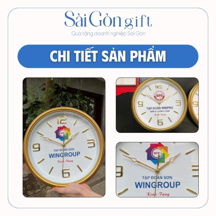 Chi tiết mặt đồng hồ và logo in offset sắc nét trên bề mặt sản phẩm