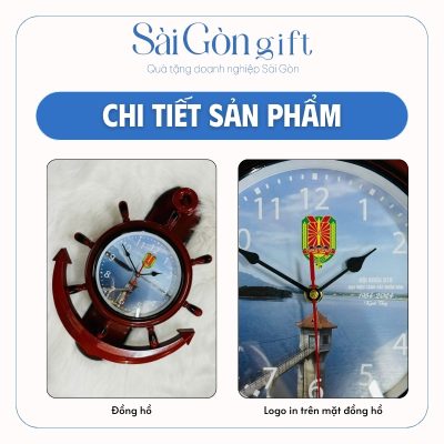 Chi tiết logo in trên mặt đồng hồ