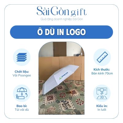 đặc điểm Dù Tay Gỗ In Logo Quà Tặng Y Tế SG-OD04