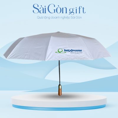 Dù Tay Gỗ In Logo Quà Tặng Y Tế SG-OD04