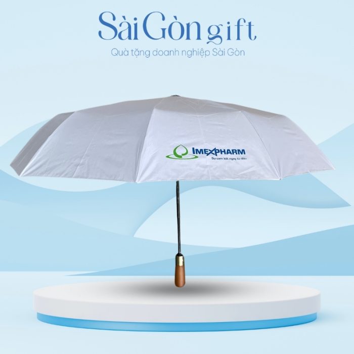 Dù Tay Gỗ In Logo Quà Tặng Y Tế SG-OD04