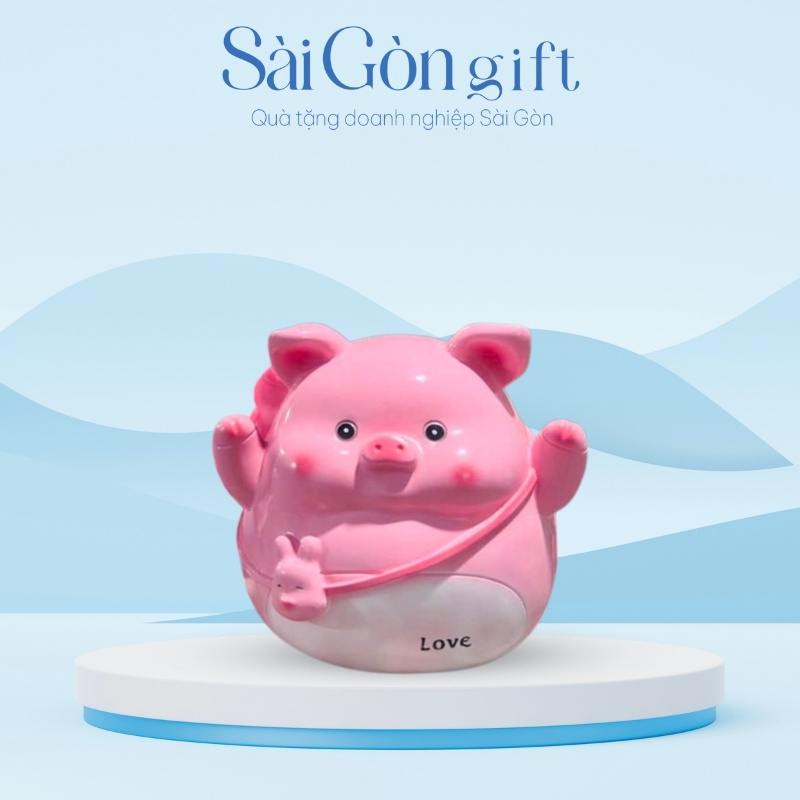 Heo Đất Đeo Túi Thỏ In Logo Quà Tặng Ngày Phụ Nữ SG-HD10
