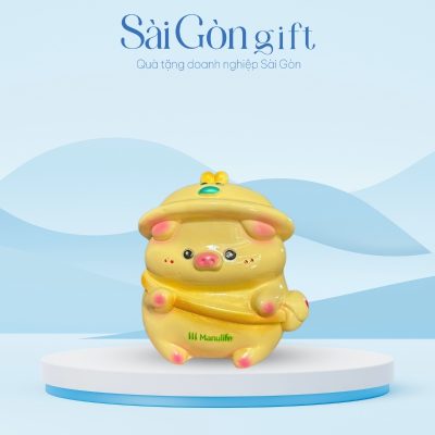 Heo Đất Đội Mũ In Logo Quà Tặng Khách Hàng SG-HD07