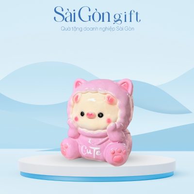 Heo Đất Mặc Áo Cừu In Logo Quà Tặng Nhân Viên SG-HD05