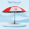 Ô Cán Thẳng 2 Tầng Phối Đỏ Trắng In Logo Quà Tặng Khách Hàng SG-OD13