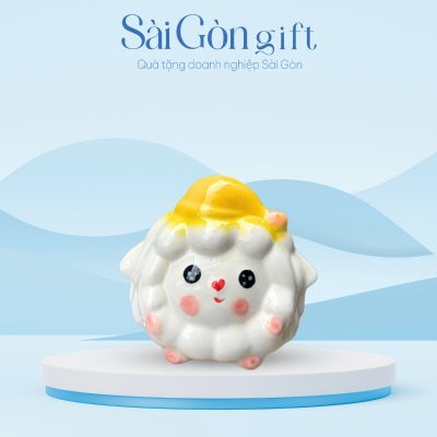 Ống Tiết Kiệm Hình Cừu In Logo Quà Tặng Giáo Dục SG-HD08