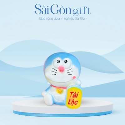 Ống Tiết Kiệm Hình Doraemon In Logo Quà Tặng Nhân Viên SG-HD10