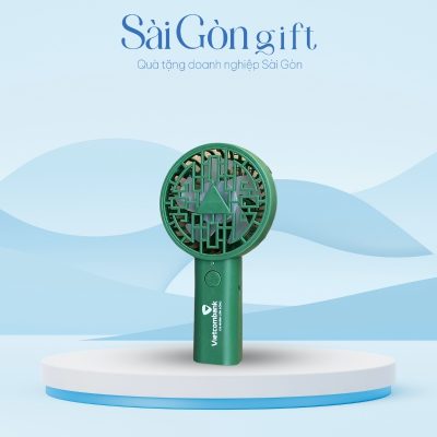 Quạt Điện Cầm Tay In Logo Quà Tặng Ngân Hàng SG-QD02