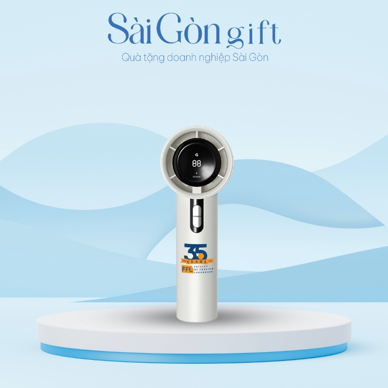Quạt Điện Mini Cầm Tay In Logo Quà Tặng Kỷ Niệm SG-QD05