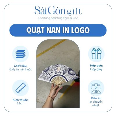 đặc điểm Quạt Nan Tre In Logo Quà Tặng Khách Hàng SG-QN02