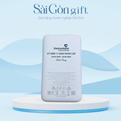 Sạc Dự Phòng Thương Hiệu Anker In Logo Vietcombank Quà Tặng Kỷ Niệm SG-SDP04