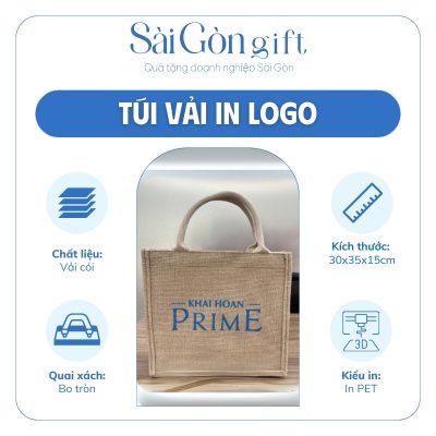đặc điểm Túi Cói In Logo Quà Tặng Khách Hàng SG-T01