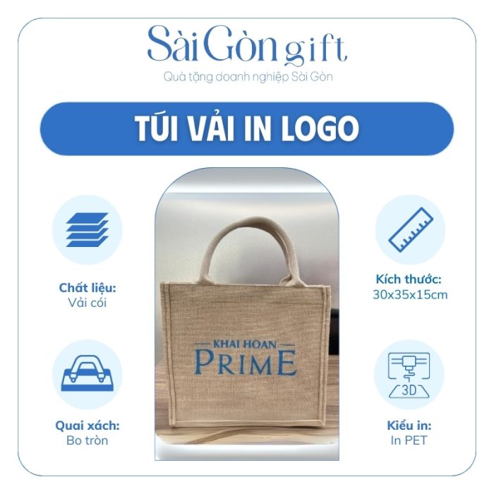 đặc điểm Túi Cói In Logo Quà Tặng Khách Hàng SG-T01